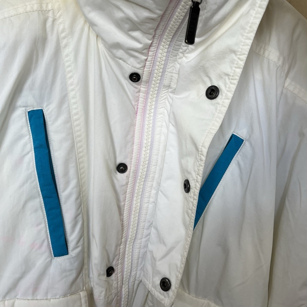 Vintage Tyrolia by Head Ski Jacket Mens XL White Neon Thermoloft Lined Snow - Picture 8 of 16